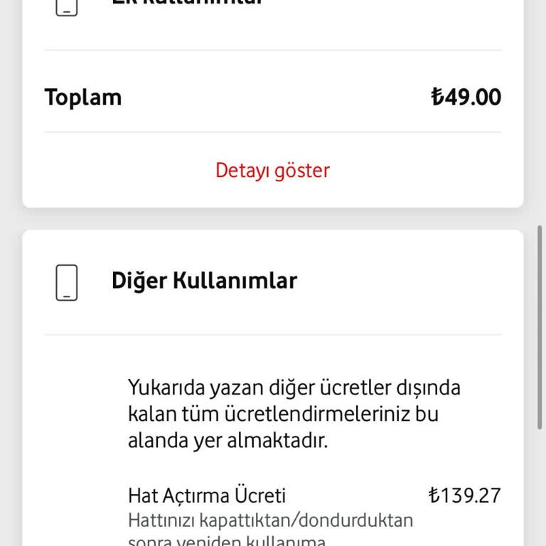 Vodafone Fatura Gecikmelerinde Yüksek Hat Açma Ücreti Sorunu