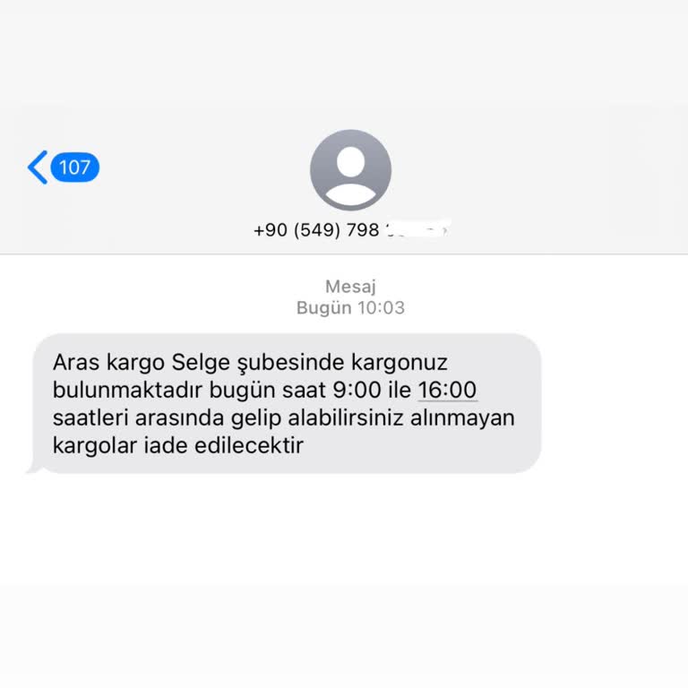 Aras Kargo Manavgat Şube Sorumsuzluğu