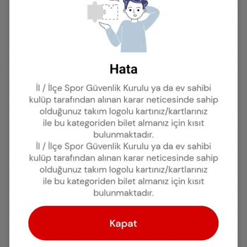 Passolig Anlamsız Kısıt Hatası!