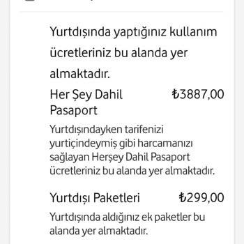 Vodafone Hac Umre Paketi Ve Pasaport Paketi Aynı Anda Aktifleştirmesi