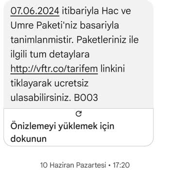Vodafone Hac Umre Paketi Ve Pasaport Paketi Aynı Anda Aktifleştirmesi