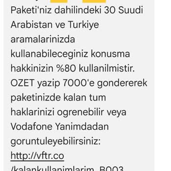 Vodafone Hac Umre Paketi Ve Pasaport Paketi Aynı Anda Aktifleştirmesi