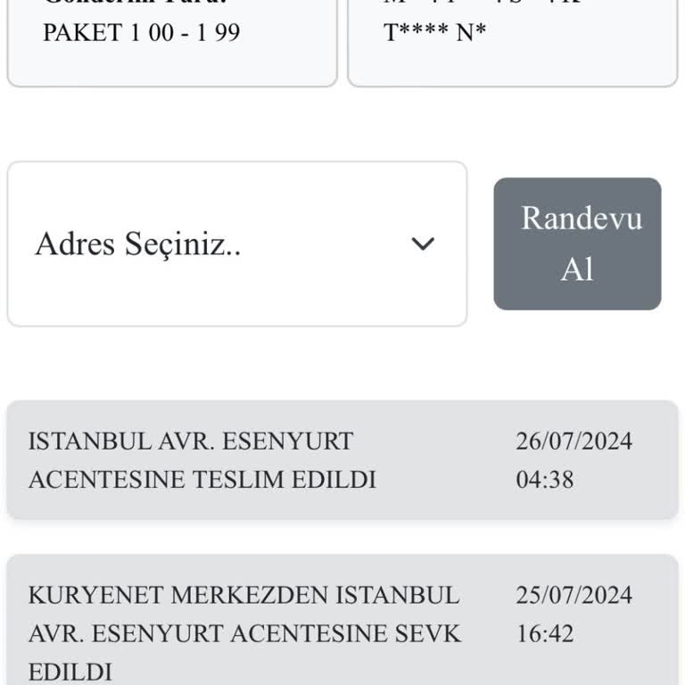 Kuryenet Kargo Teslim Gecikmesi