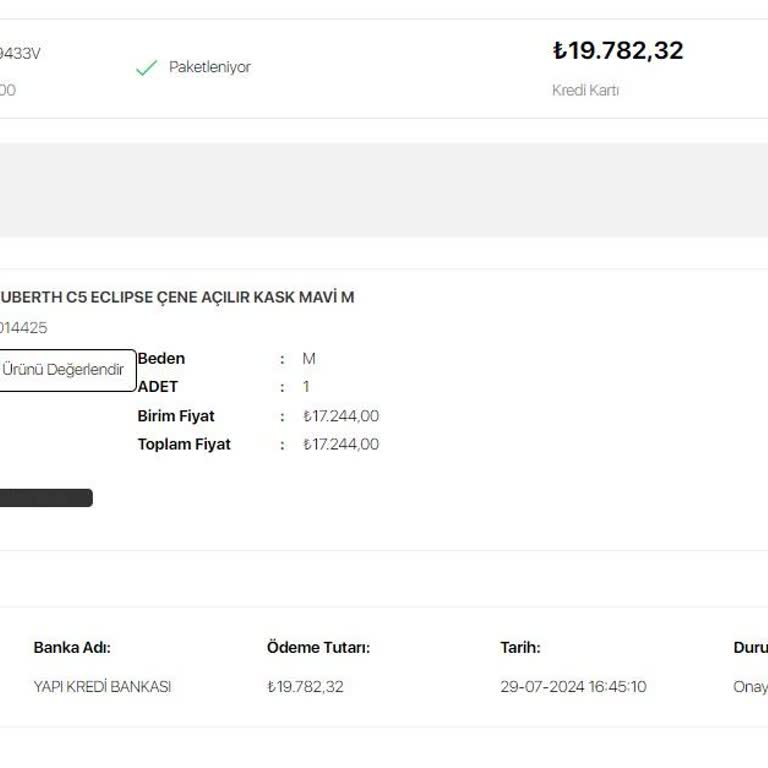 Motospartan Verdiğim Siparişi Bir Bahaneyle İptal Etti.
