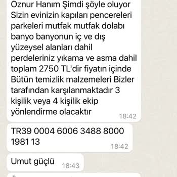 İşin Olsun Aracılığı İle İletişim Kurulan Güç Yapı Temizlik Şirketi