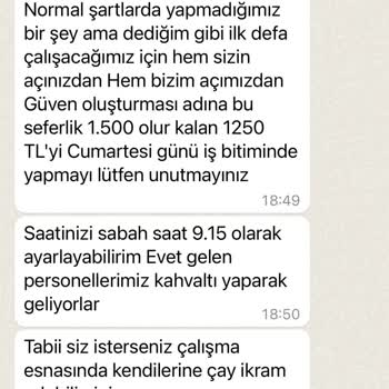 İşin Olsun Aracılığı İle İletişim Kurulan Güç Yapı Temizlik Şirketi