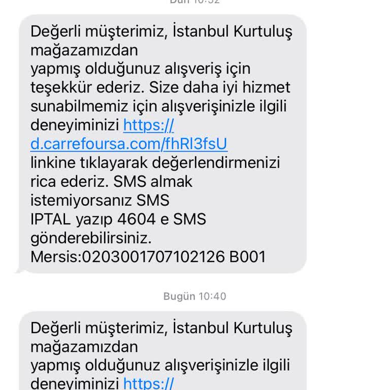 Carrefour SA Numaramı Başkası Kullanıyor