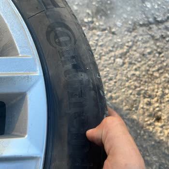 2 Aylık Continental Lastiğin İçler Acısı Hali