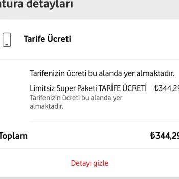 Vodafone Tarife Değişikliği Problemleri