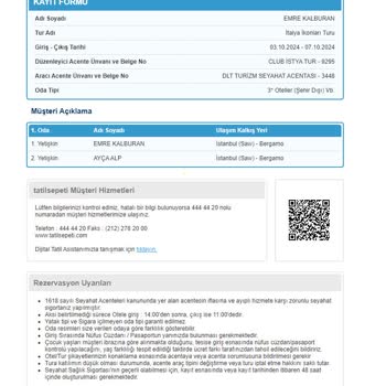 Tatilsepeti.com İtalya Turu Mağduriyetim Hakkında