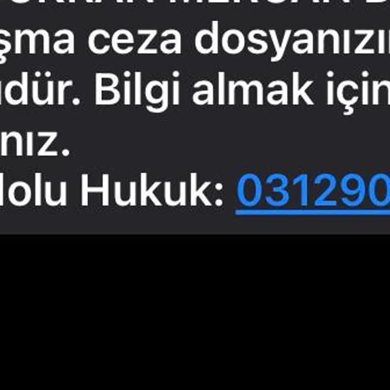 Anadolu Hukuk (Sms) Sahte Hukuk Mesajlarıyla Tedirgin Edildim!