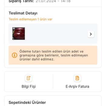 Migros Eksik Ürün Para İadesi Yapılmadı