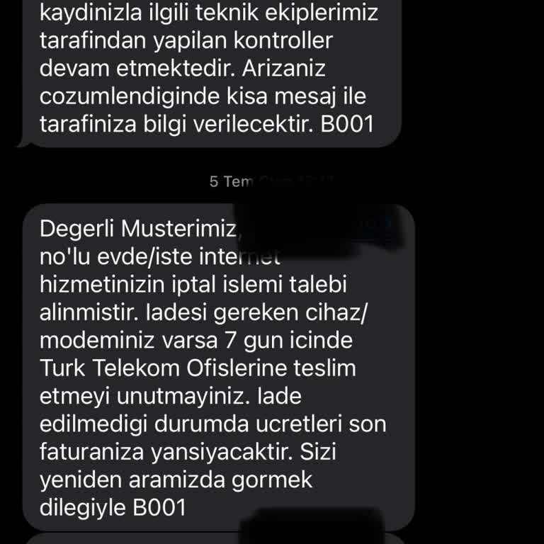 Türk Telekom Altyapı Sorunu Ve Çözüm Bulunmaması