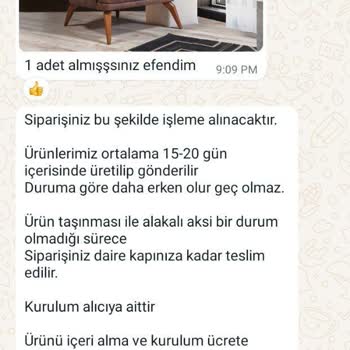 Eymense Mobilya Siparişimi Teslim Etmedi