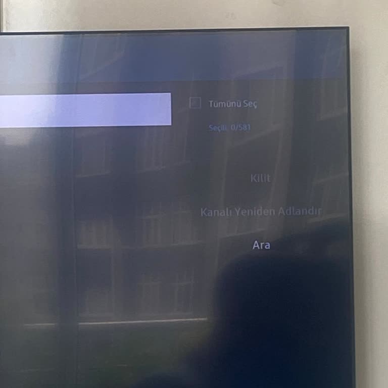 Samsung TV Numara Değiştir Yok Kanal Taşıyamıyorum