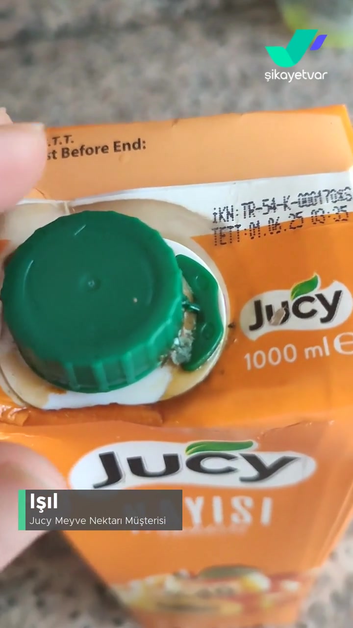 Jucy Meyve Nektarı Daha Açılmadan Bozuk Çıktı! videonun kapak resmi