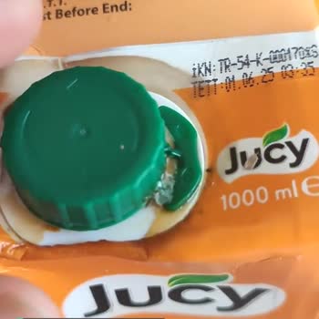 Jucy Meyve Nektarı Daha Açılmadan Bozuk Çıktı!