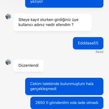 Betweenbet Çekim Talebini Onaylamıyorlar