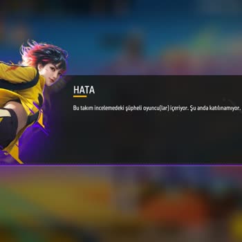 Garena Free Fire Hiçbir Oyuna, Gruba Girilmiyor