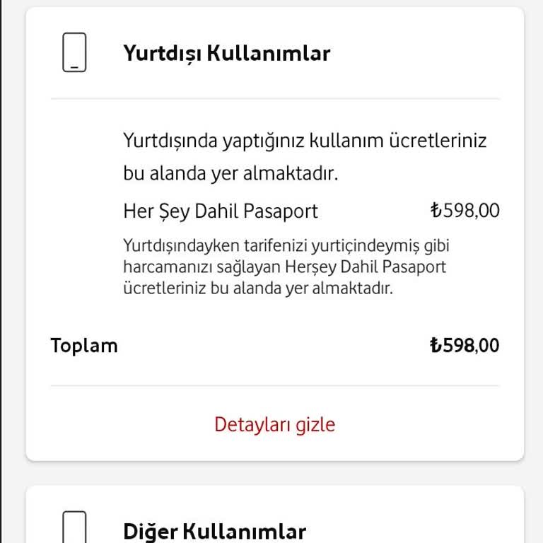 Vodafone İzinsiz Eklenen Yurt Dışı Paketi Mağduriyeti