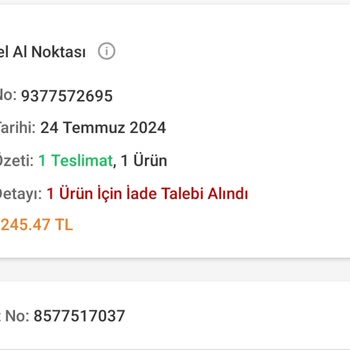 Trendyol Express Trendyol'dan Aldığım Ürün Kayboldu Ve İade Sürecine Girdi!