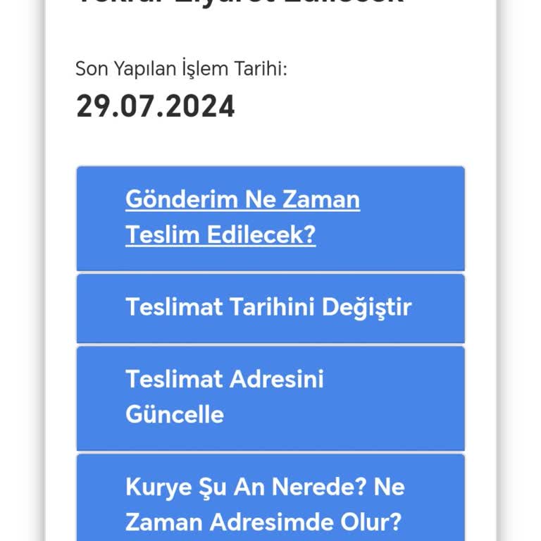AGT Kurye (aynigunteslim.com) Teslimat Ve İletişim Sorunları