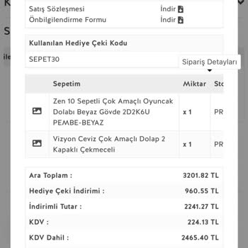 Pratico Mobilya Ürün Göndermeme Sorunu