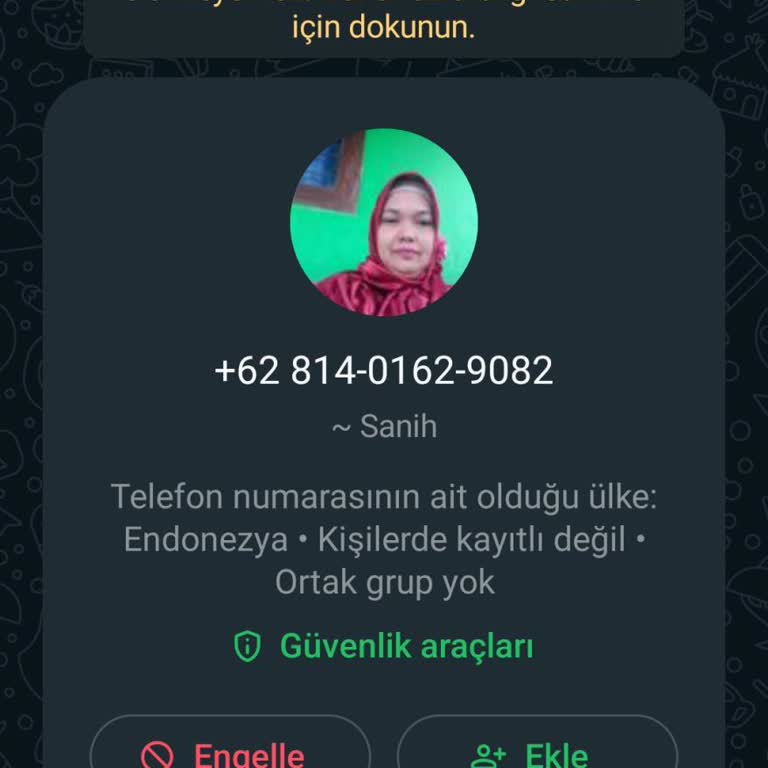 WhatsApp Toksti.com WhatsApp'a Gelen Tehlikeli Mesaj