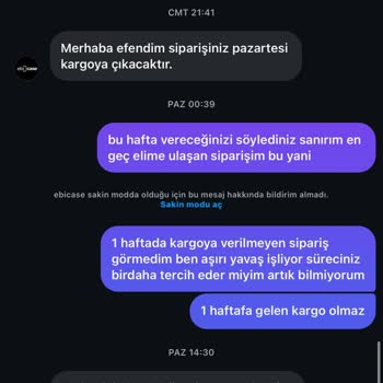 Ebi Case Ebicase Siparişleri Teslim Etmiyor!