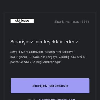 Ebi Case Ebicase Siparişleri Teslim Etmiyor!