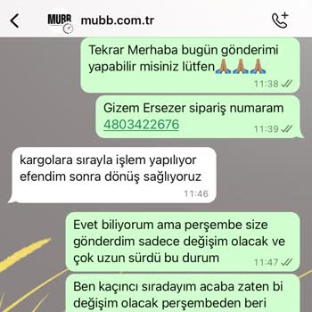 Mubb Firma Şikayet Hk.