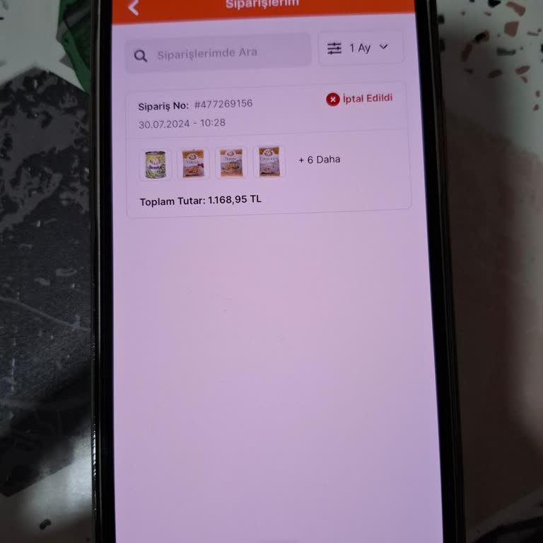 Migros Sanal Market Şikayeti