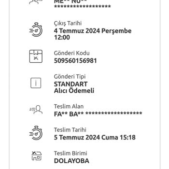 Vaqia Para İademi Alamadım.