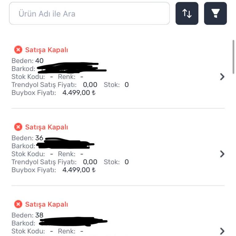 Trendyol'da Satıcıya Yapılan Haksız Muamele Satış Kapatma