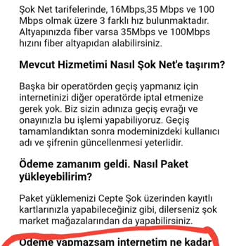Şok Net Sistem Arızası/Hataları. Müşteri Hizmetleri Yetersizliği