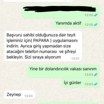 Finans Kuruluşları Adıyla Dolandırıcılık Başvuru Sonrası Bilgi Güvenliği Endişesi