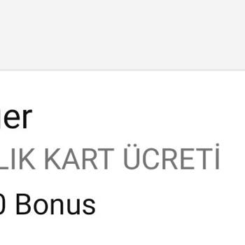 Garanti Bankası Kart Aidatı