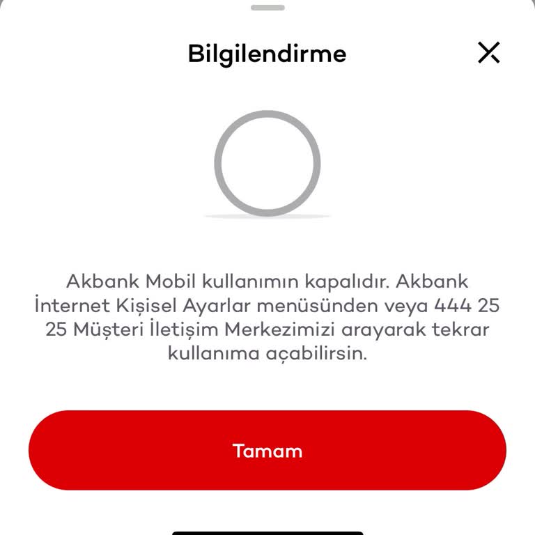 Akbank Hesap Kart Blokesi