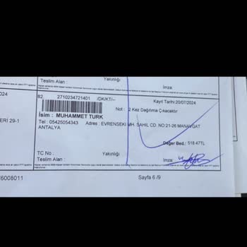 PTT Kargo PTT Teslim Edilmeyen Kargo Teslim Edildi Olarak Görünmesi