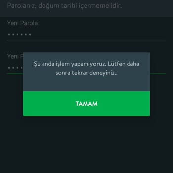 TEB Şifre Değiştirme Sorunu