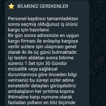 İŞKUR Evde Paketleme Bilgilerimin Güvenliği İçin Önlem Amaçlı Bildirim