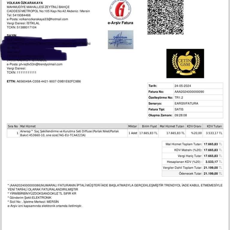 Dyson Airwrap İade Edemiyorum