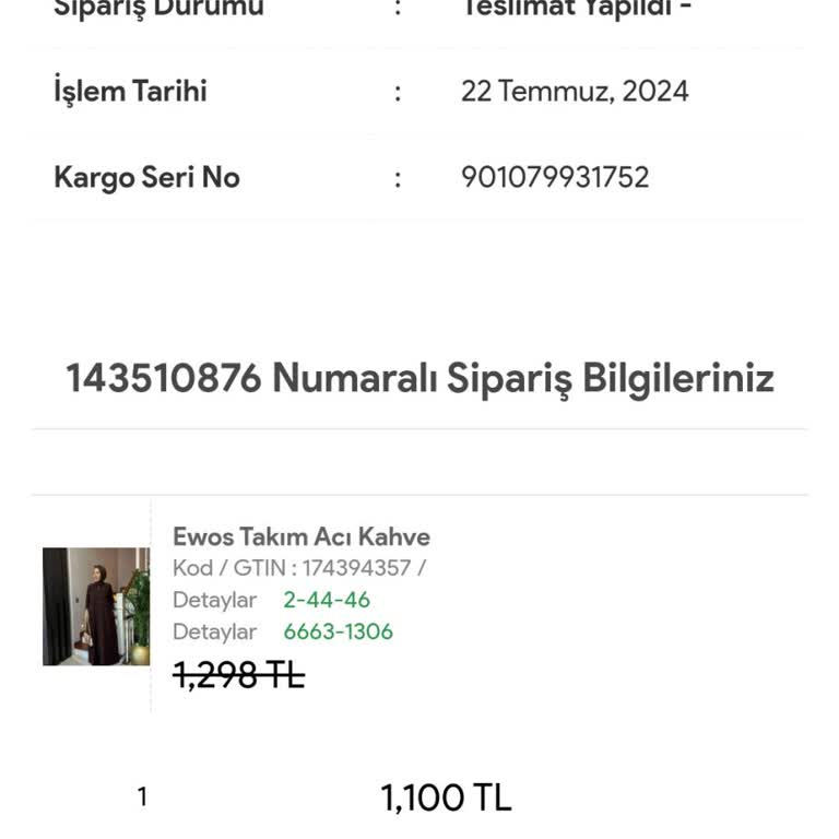 Tafetta Still Tafetta Stil Şikayetime Dönüş Yapmıyor