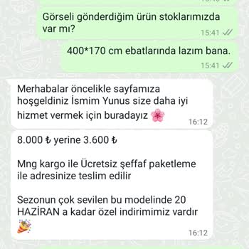 Reydeko Halı Firmasından Aldığım Ürün