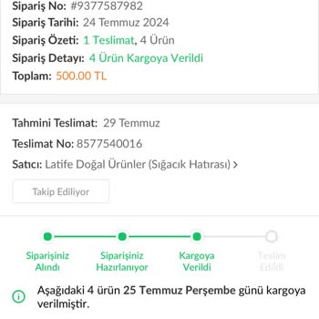 Trendyol Siparişim Türkiye Turnesinde-Elime Ulaşmıyor!