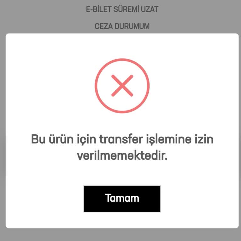 Passolig Bilet Devretme Hatası