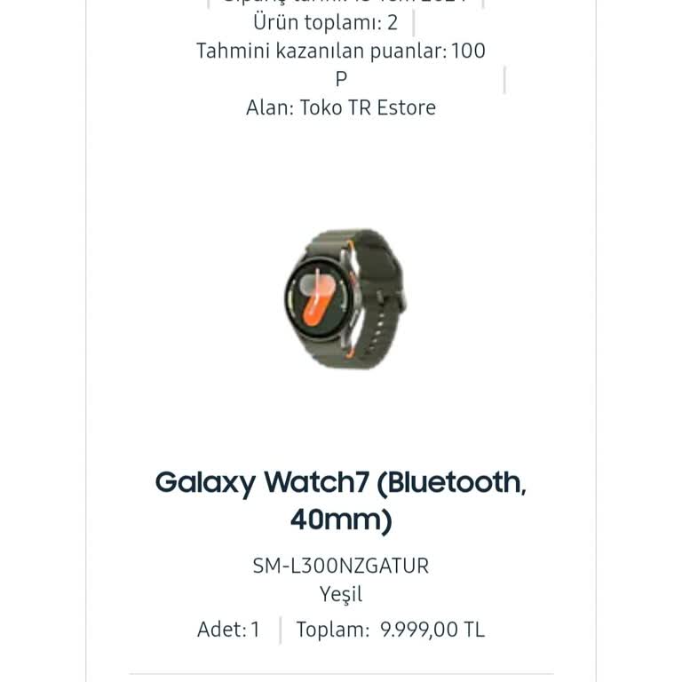 Samsung Online Ön Sipariş Gönderilmedi