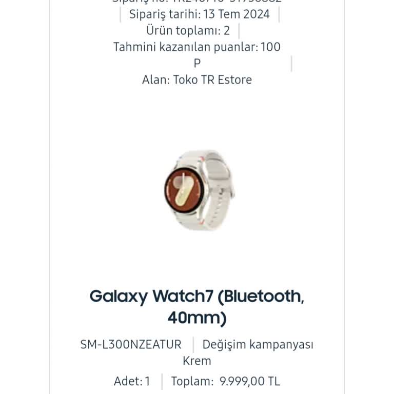 Samsung Watch 7 Kargo