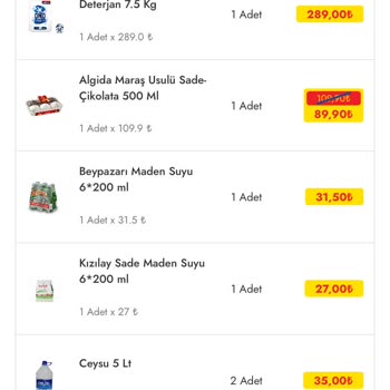Şok Market Eksik Ürün İade Yapılmadı