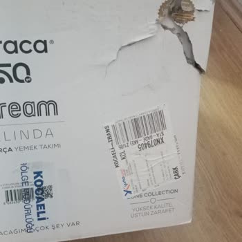 Karaca Züccaciye Kırık Ürün Gönderdiler